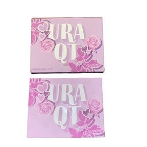 URAQT Colourpop Pressed Eyeshadow Palette Shimmer and Glittery Shades
